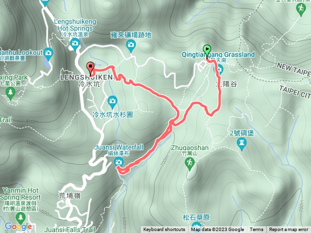 20231209擎天崗>絹絲瀑布>冷水坑