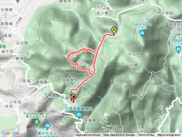 面天山向天山步道