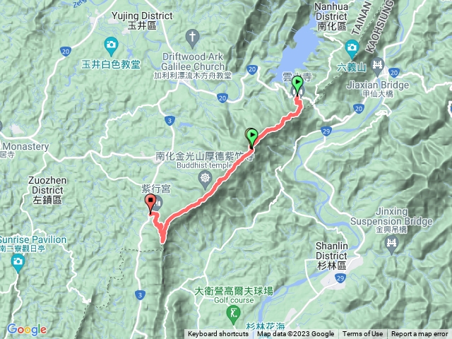 烏山步道O形縱走gpx