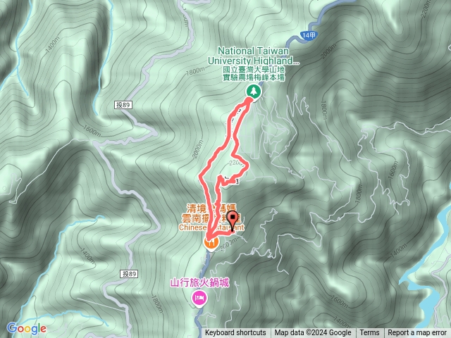 立鷹山（慶安宮至三角點走台14環狀）預覽圖