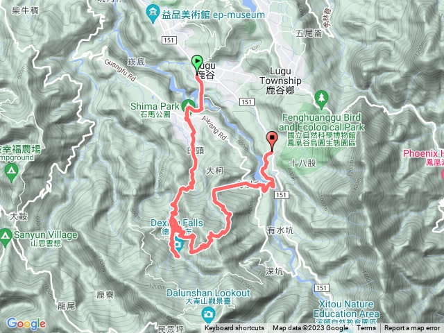 小半天德興瀑布