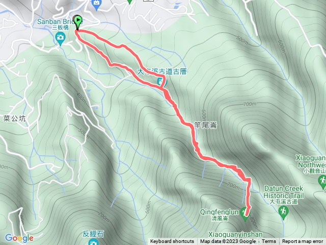 2023／9／11大屯溪古道