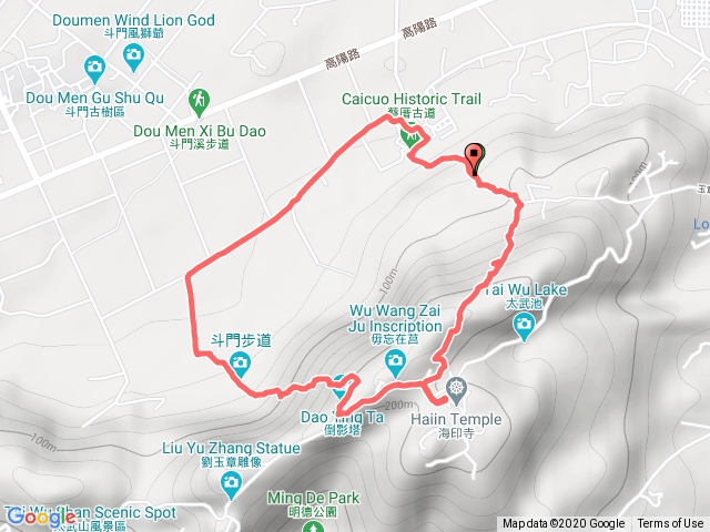 太武山蔡厝往斗門0型路線