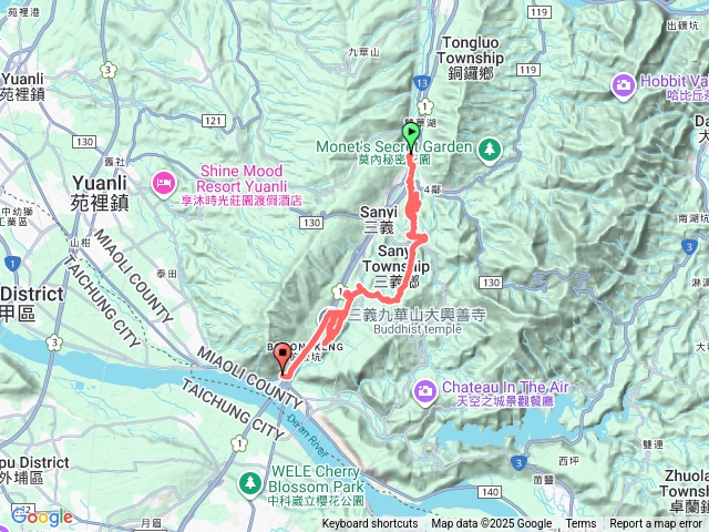 龜山、拐子湖山、四分山