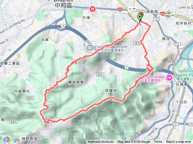 2025微笑山線大縱走尋寶集章任務微笑山線：【天上山系】烘爐地土地公段202601251434預覽圖