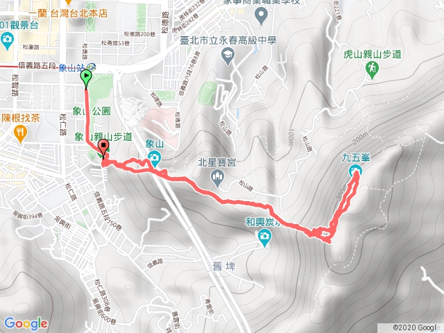 6/22象山今日完成南港山2號攀岩路線最陡峭最高難度攀岩攻頂
