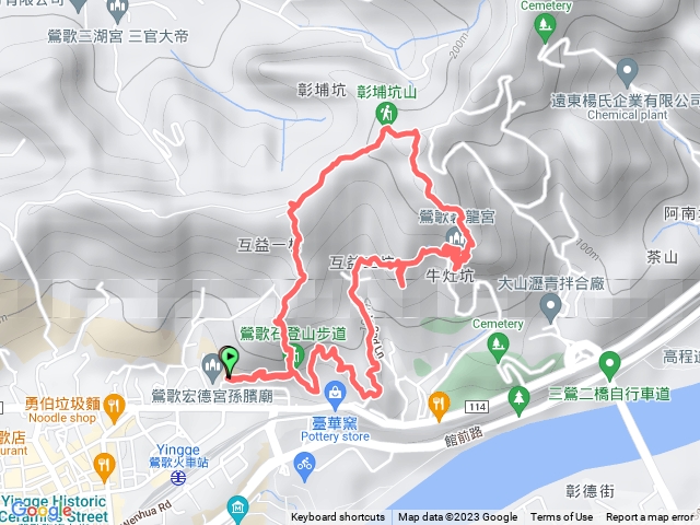 鶯歌石，牛灶山、孫龍步道