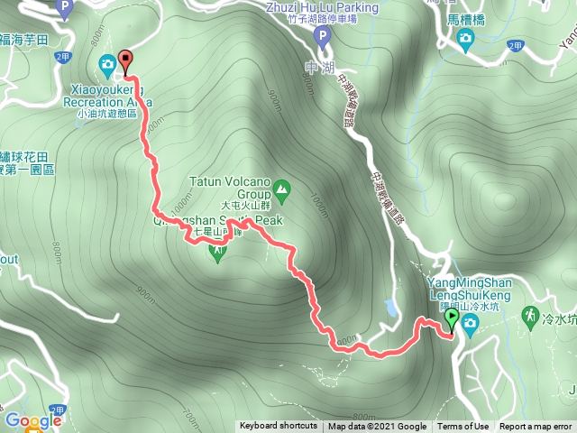 冷水坑-》小油坑