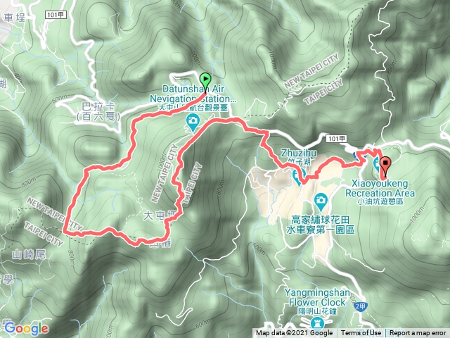 台北大縱走第二段二子坪至小油坑