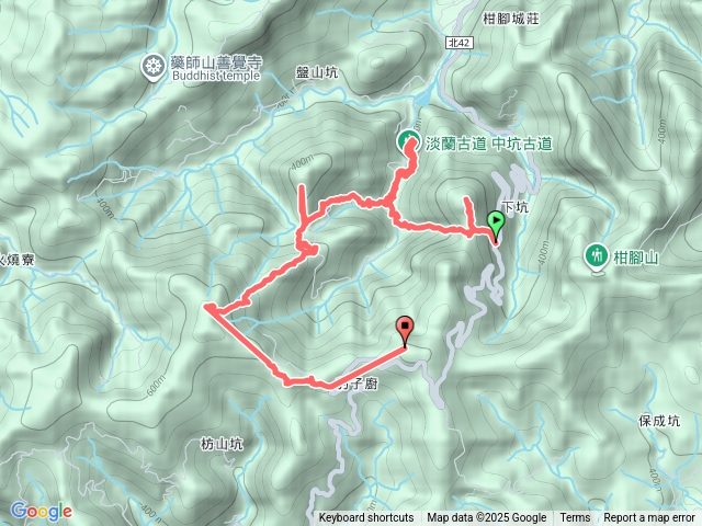 中坑東峰中坑西峰