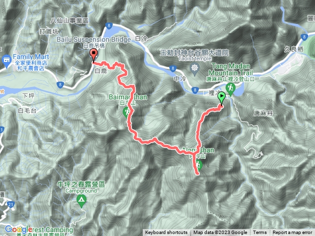 阿冷山縱走白毛山