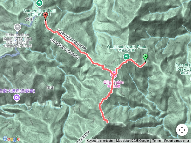 d2月形池奇萊北奇萊主