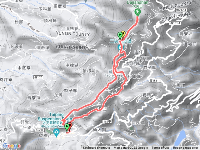 雲嘉五連峰