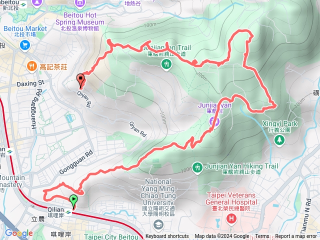 唭哩岸軍艦岩丹鳳山_磺溪山南峰路線比較不明