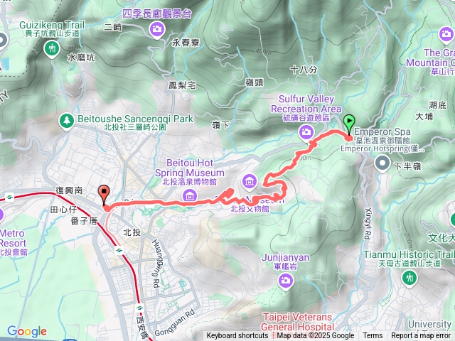陽明山三谷縱走