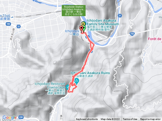 日本100名城-一乘谷城