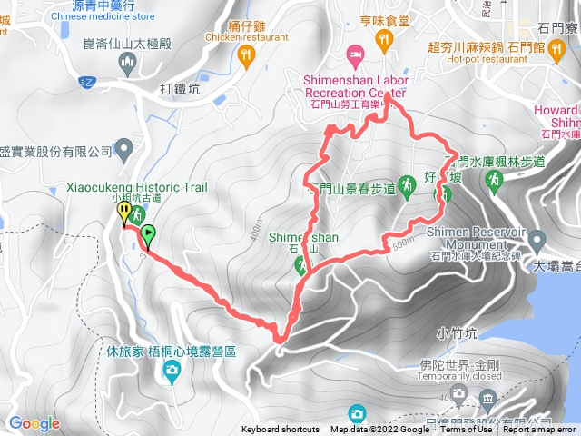 小粗坑古道往石門山