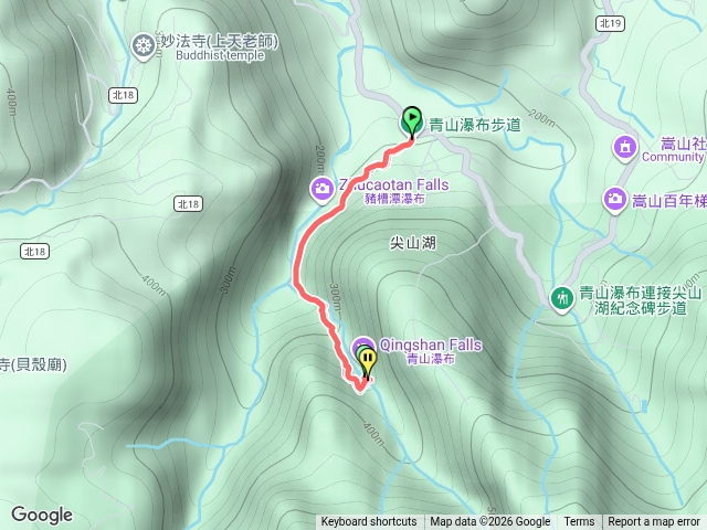 青山瀑布預覽圖