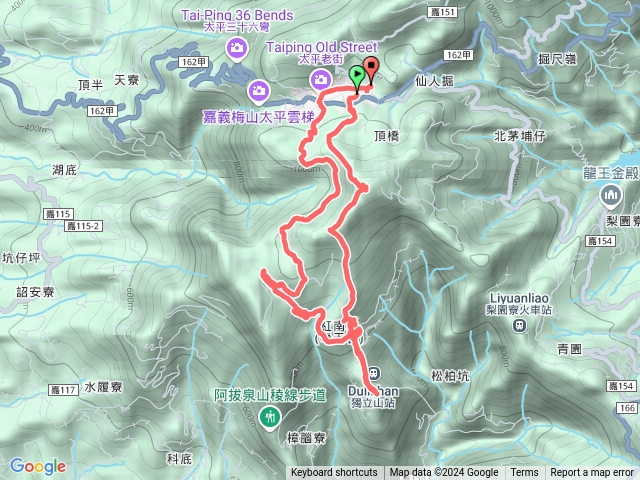 孝子路步道-孝思亭-大巃頂-奉天岩-獨立山預覽圖