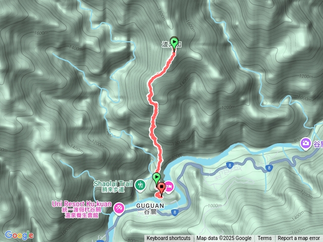 稍來步道波津加山負重訓練