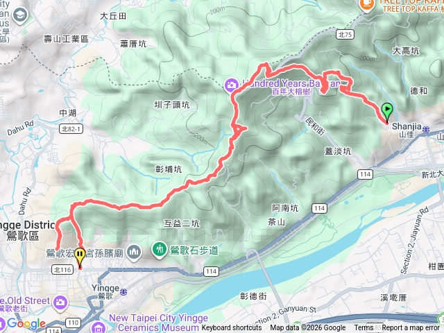 中坑山石灰坑山東峰石灰坑山+光明稜線