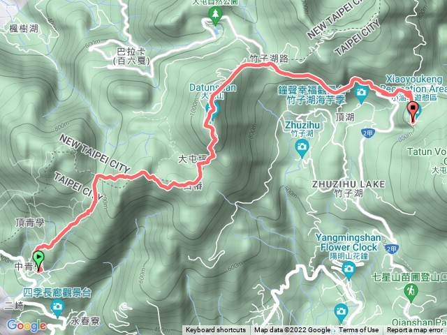2022-0728_台北大縱走第二段（清天宮-小油坑）