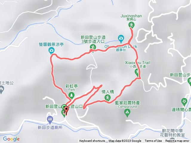 新田登山步道（含聚興山三角點）
