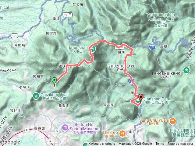 1150926-清天宮往大屯山西峰-主峰-陽明山人車分道-中山樓預覽圖