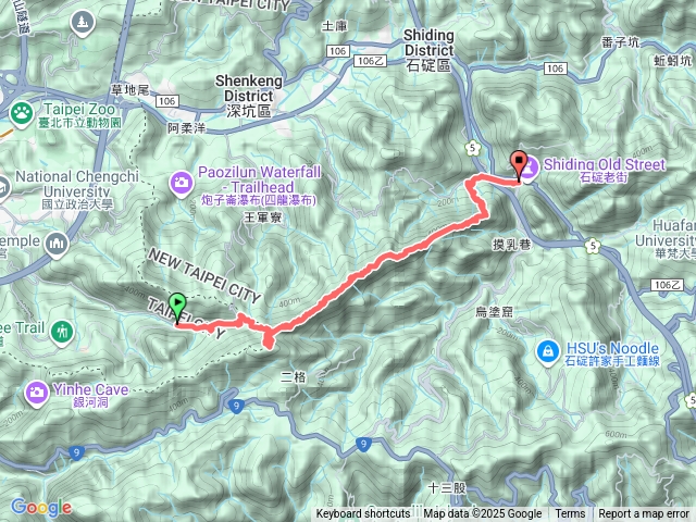 微笑山線/筆架連峰段