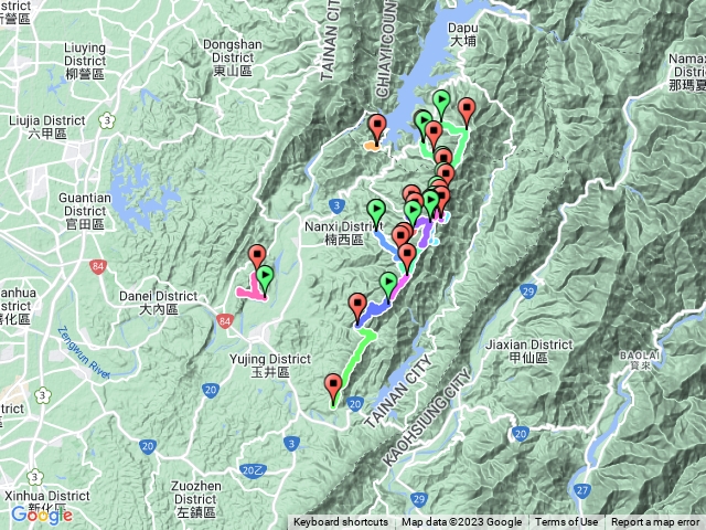 三腳南山山系-綠色長城全段