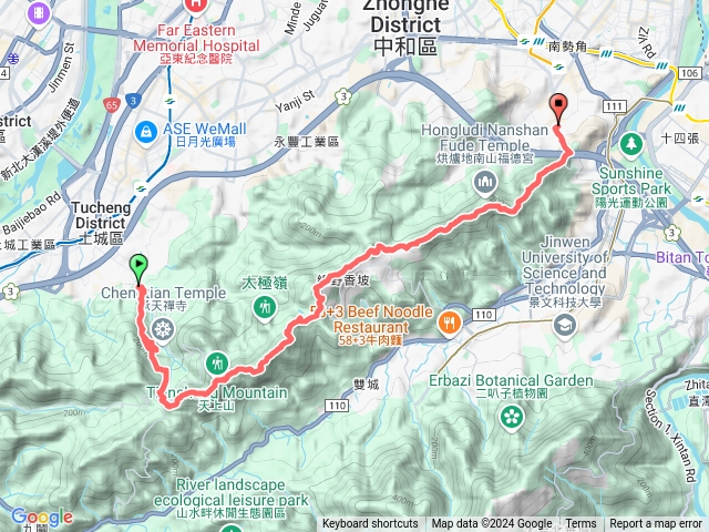 20241225 - 天上山 文筆山 南勢角山（小百岳集起來）預覽圖