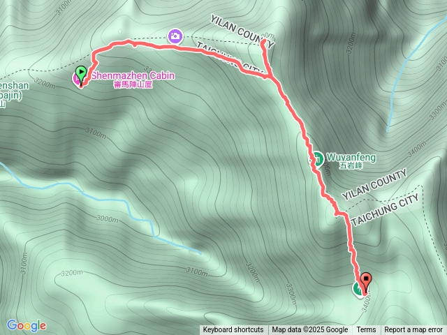 D2 審馬陣山屋－圈谷