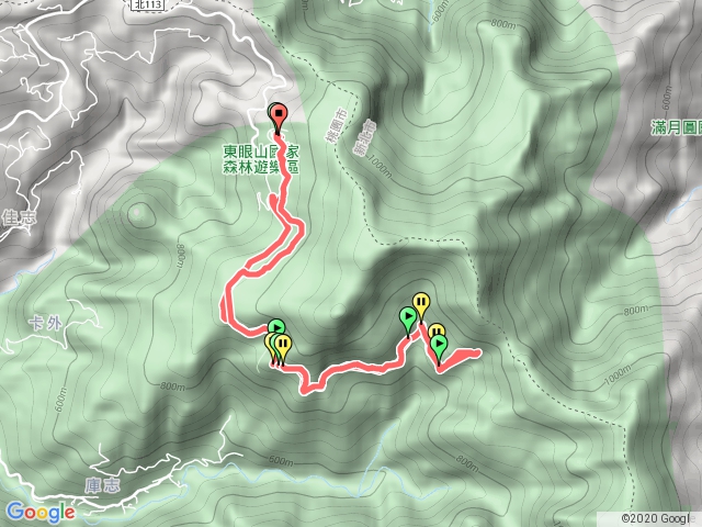 東眼山，滿月圓國家森林遊樂區