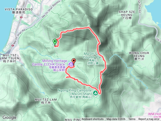 香港馬鞍山6連山蹤走