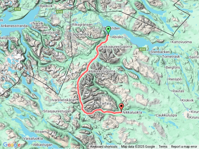 瑞典國王小徑5天The King's trail 20250906-0910