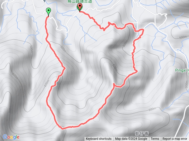 20240816雙溪灣潭打鐵寮山坪溪山烏山越嶺古道坪溪山北峰