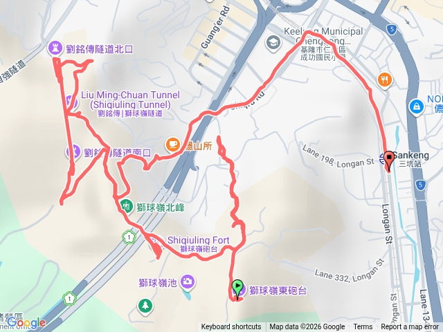 三八縱走反向(劉銘傳隧道)，健行筆記大出包(軌跡莫名被沒收)預覽圖