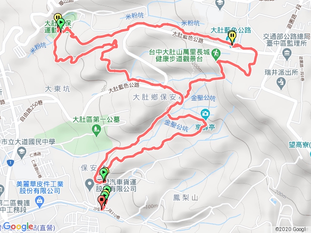 2020.04.18大肚萬里長城、環保公園小O型步道