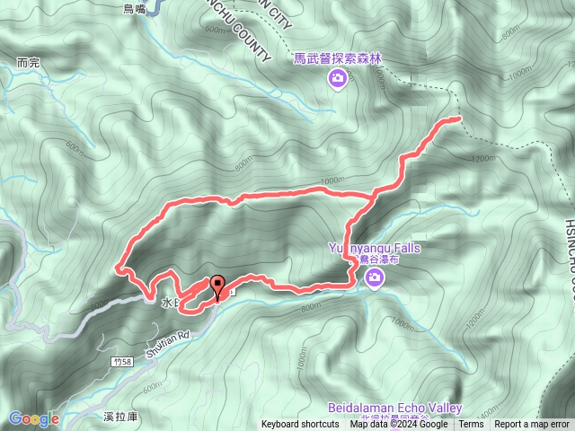 東南稜登馬武督山西南峰、馬武督山、蓮包山+外鳥嘴山（來回）O型連走預覽圖