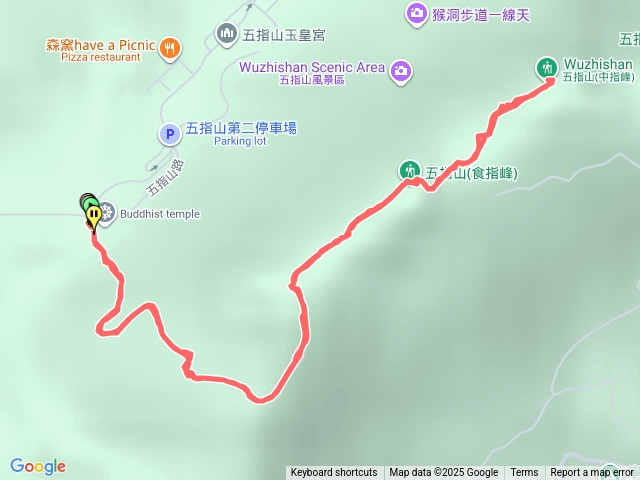 五指山登山步道健行