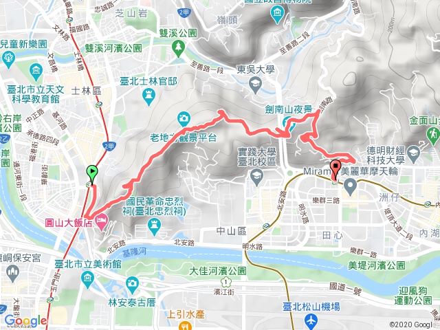 劍潭山步道⛰️