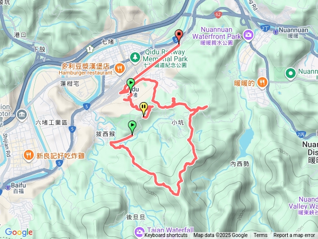 七堵拻西𤠣山
