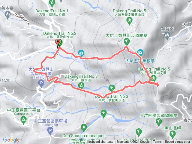 台中大坑2號→5號→3號健走 