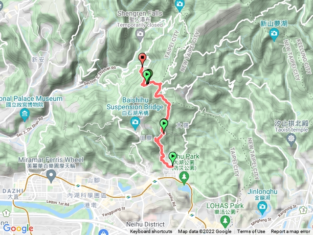 龍船岩到至善路