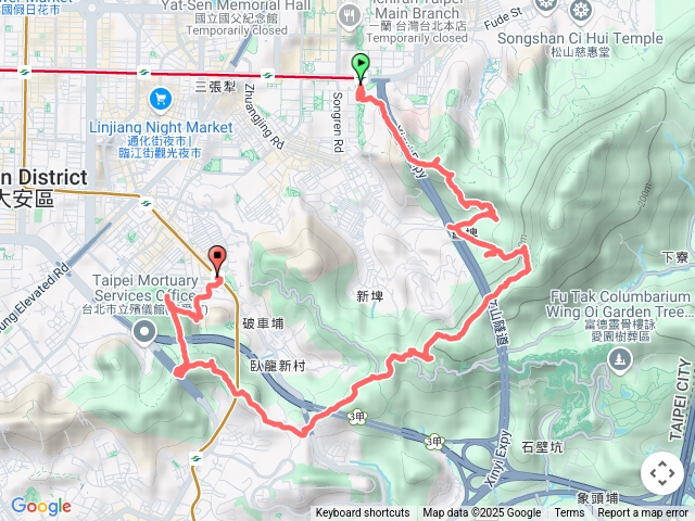 象山捷運站麟光捷運站連走4連峰