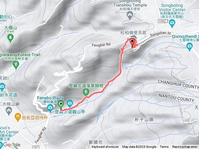 豐柏登廟步道上松柏嶺受天宮預覽圖