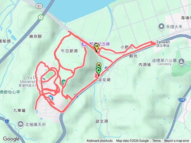 談文國小-鄭漢紀念碑-談文車站-育達