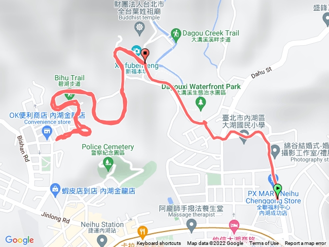 碧湖步道來回
