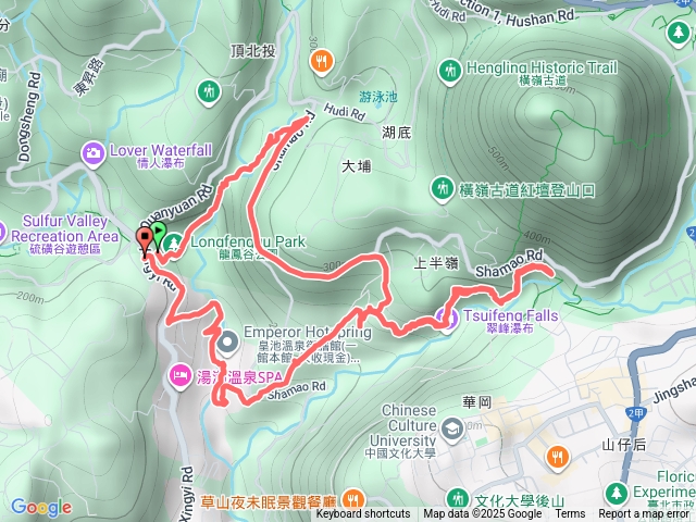 龍鳳谷，半嶺水圳步道