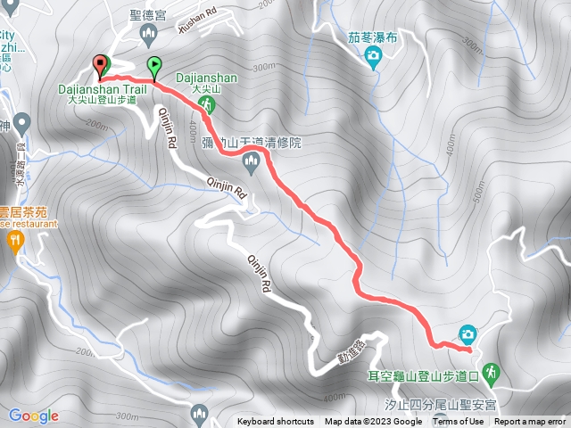 大尖山四分尾山